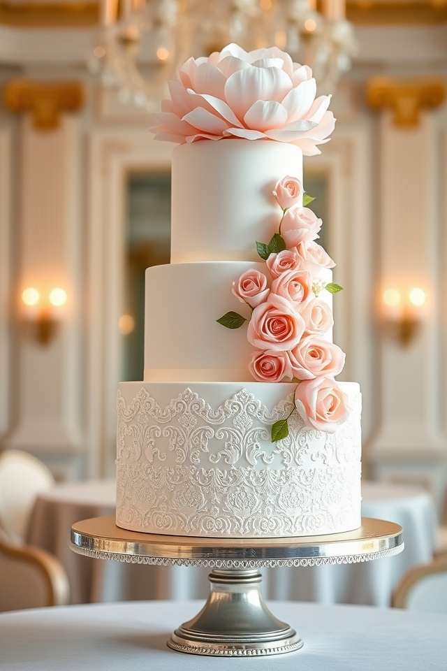 timeless elegant tiered cakes