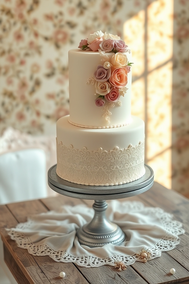 timeless elegant vintage cakes