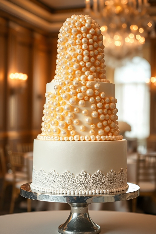 timeless opulent pearl adornments