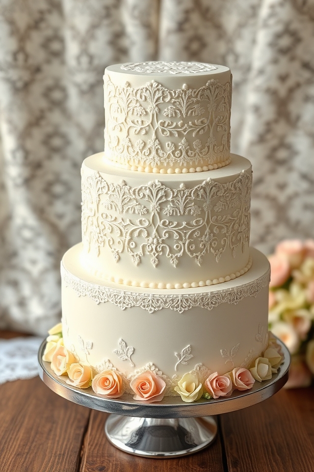timeless romantic lace detailing
