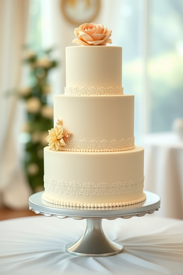 timeless tiered cake elegance