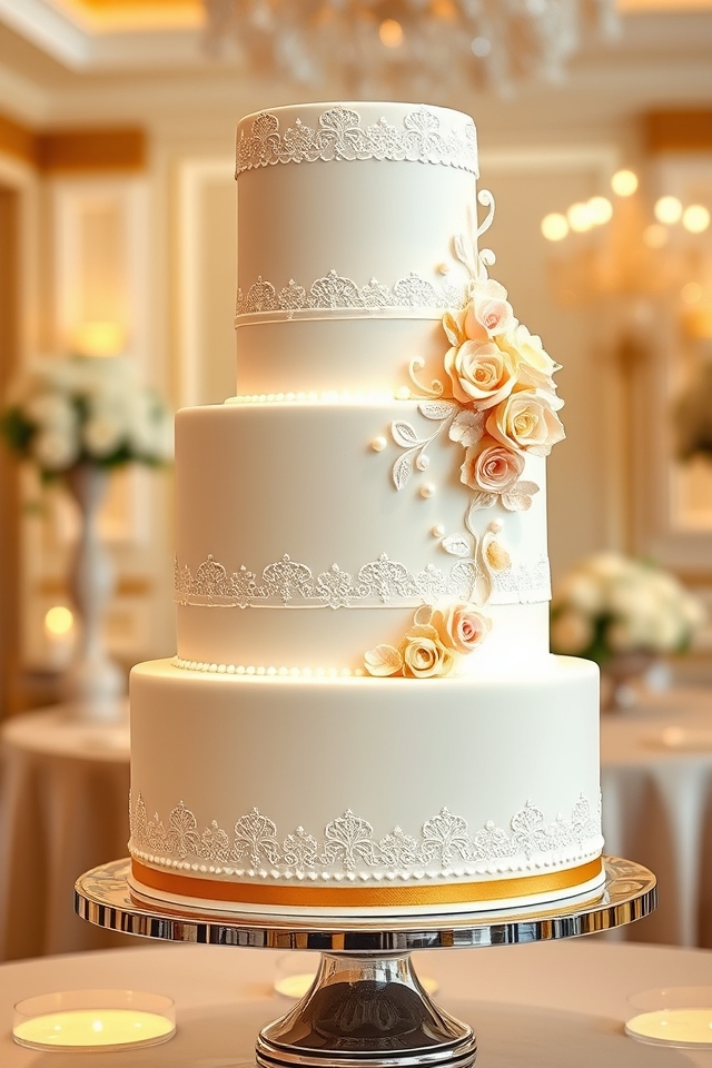 timeless tiered elegance details