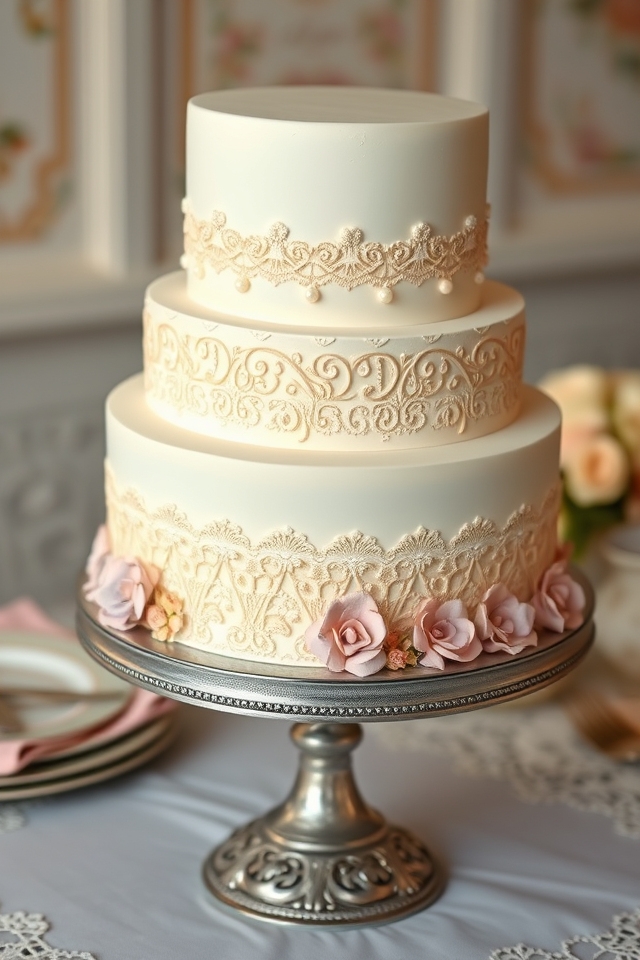 timeless vintage lace elegance