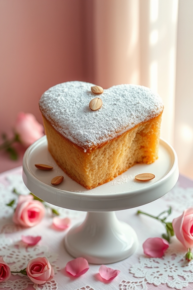 traditional almond heart treat