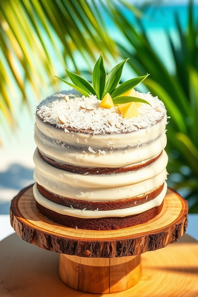 tropical chocolate almond coconut