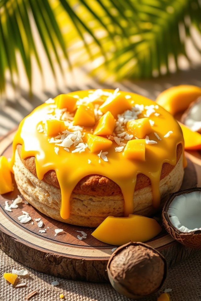 tropical coconut mango twist