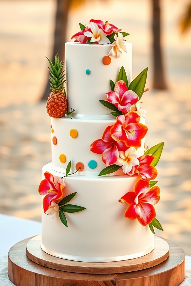 tropical flair bright accents