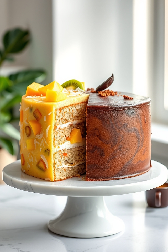 tropical mocha half delight