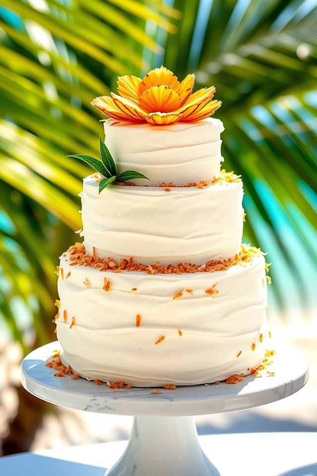 tropical pineapple coconut rum