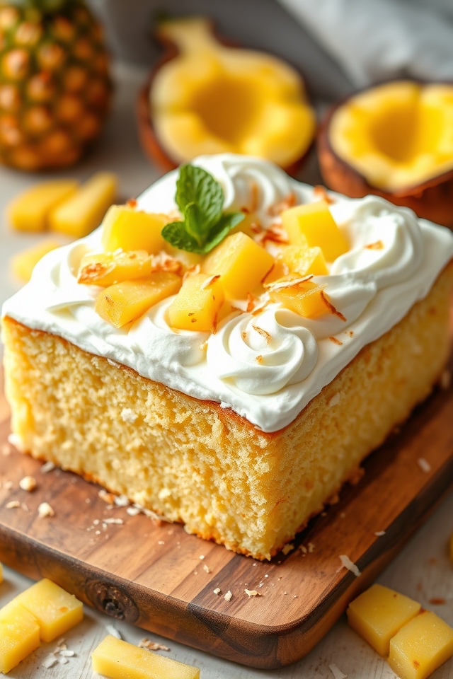 tropical pineapple milk delight