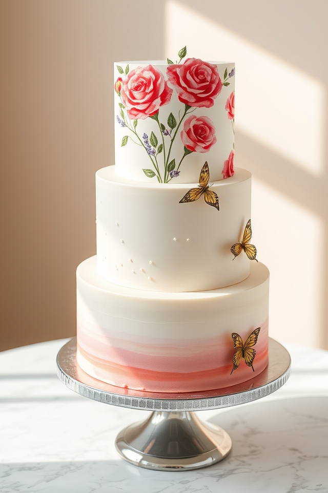 unique custom cake illustration