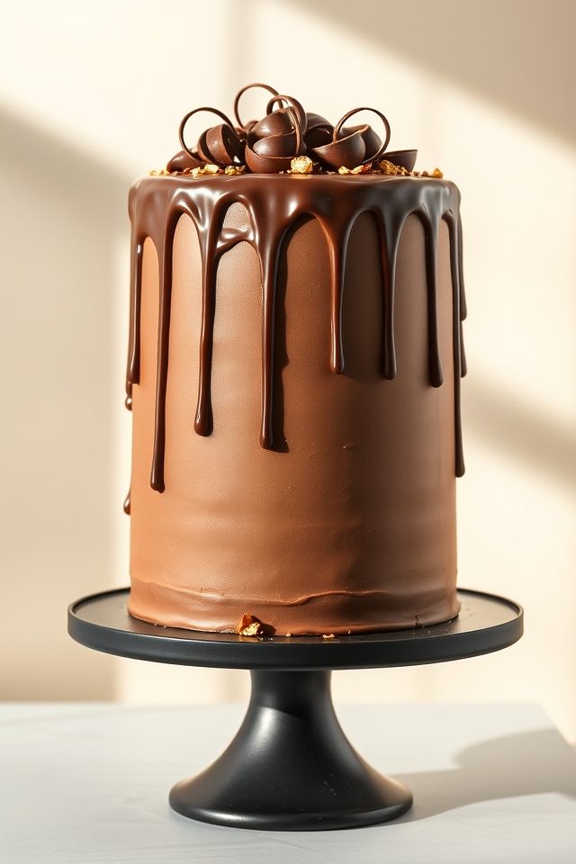 velvety chocolate drip masterpiece