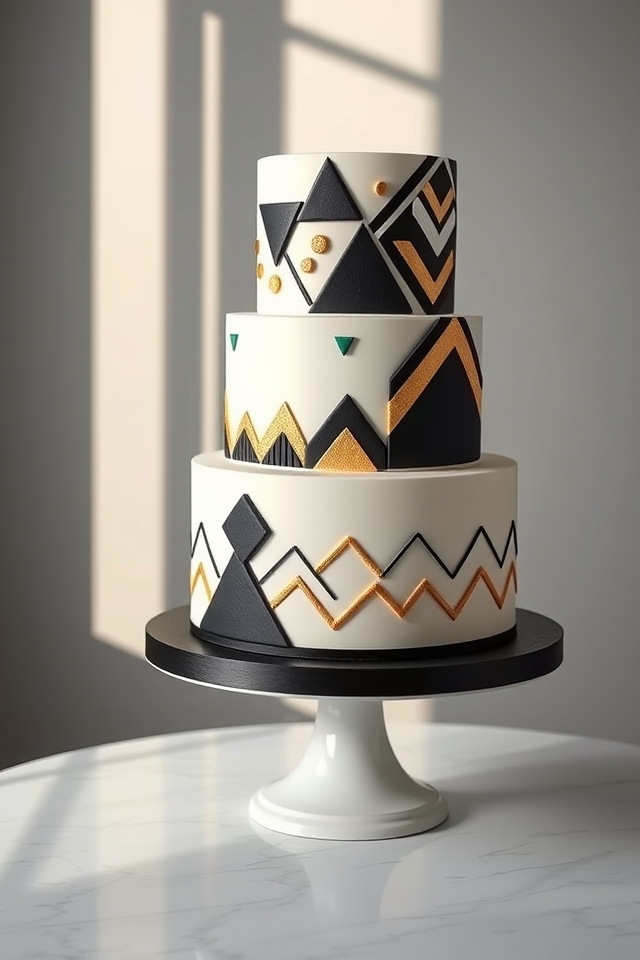 vibrant bold geometric patterns