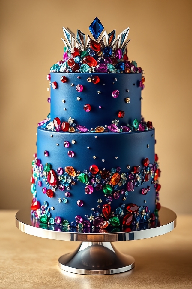 vibrant edible gemstone sparkle