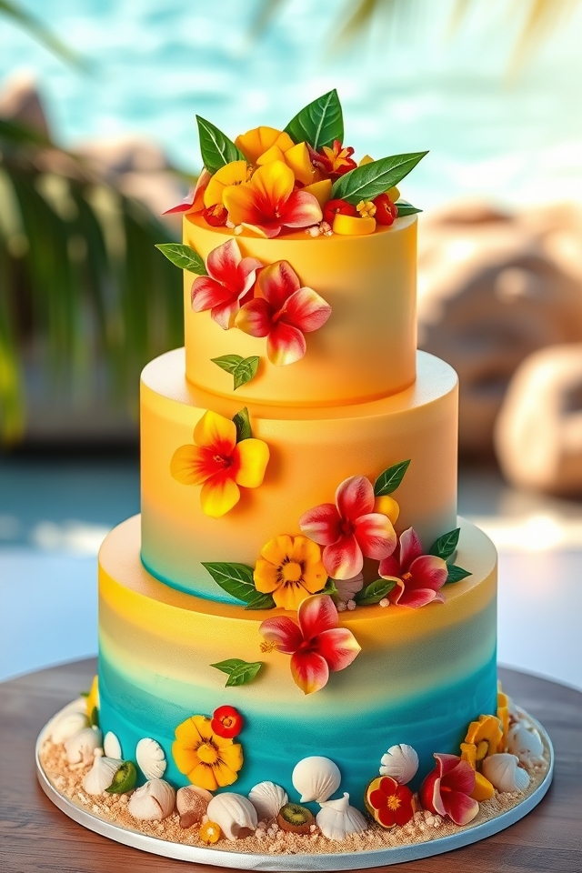 vibrant exotic tropical delight