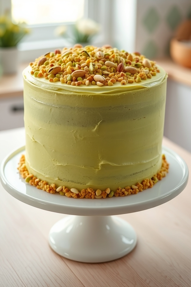 vibrant green pistachio delight