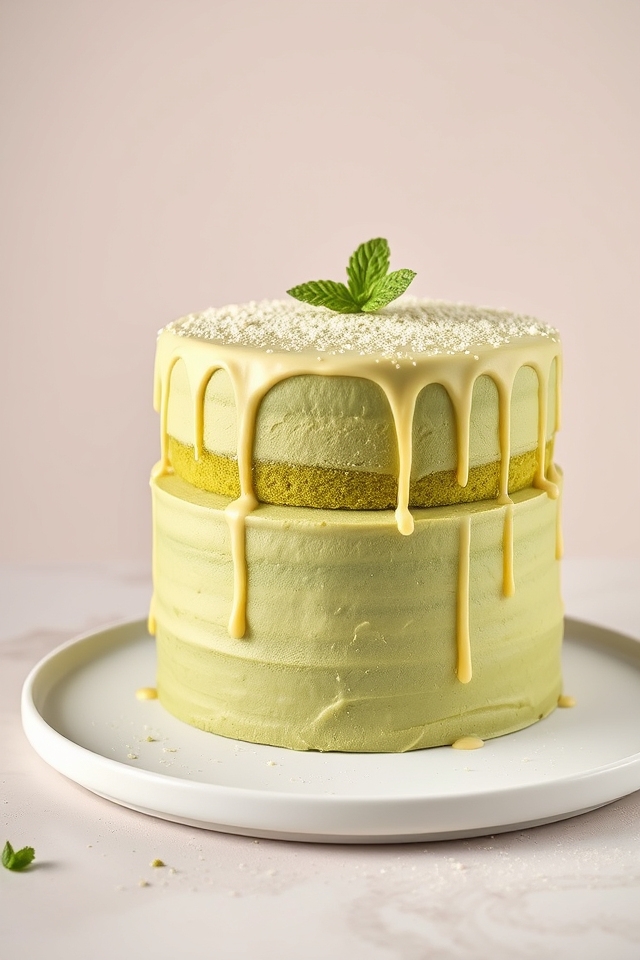 vibrant matcha green surprise
