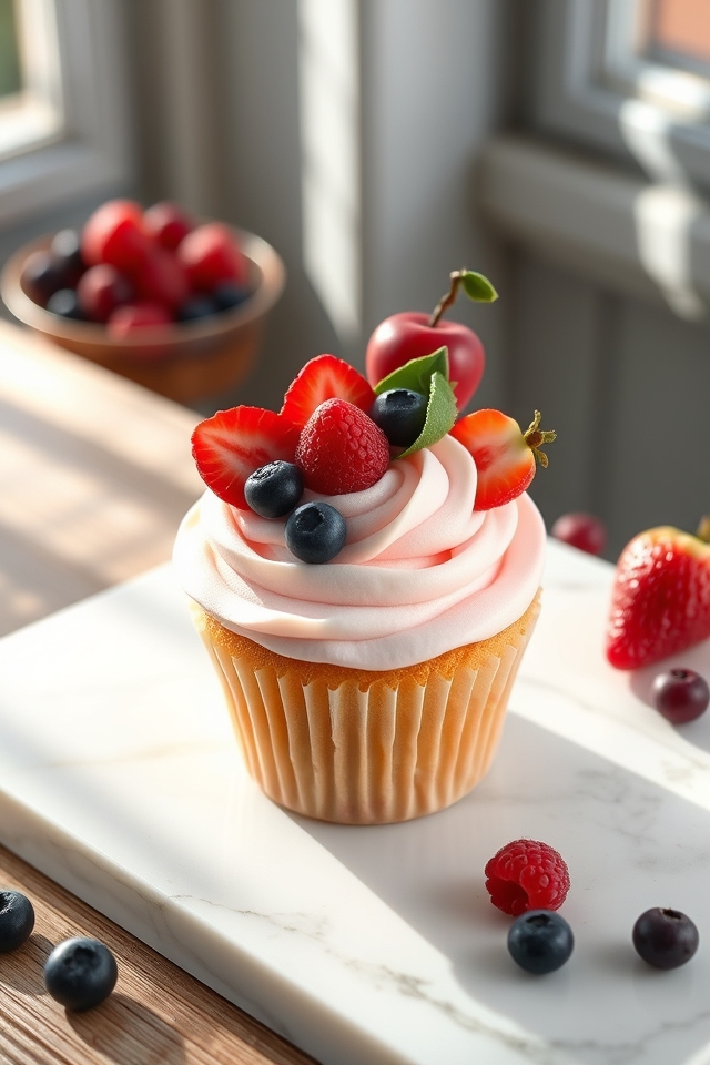 vibrant miniature fruit toppers