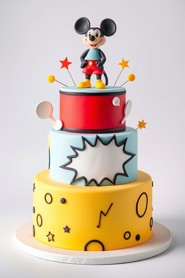 vibrant playful cartoon fusion