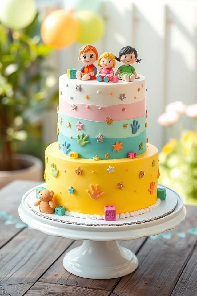 vibrant playful grandkids design