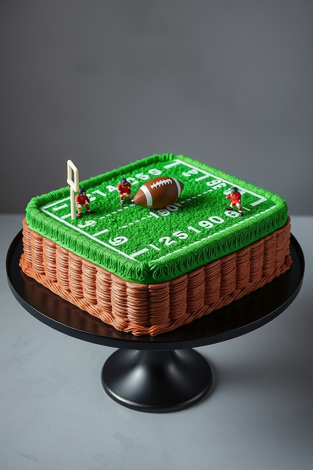 vibrant sports jersey cake