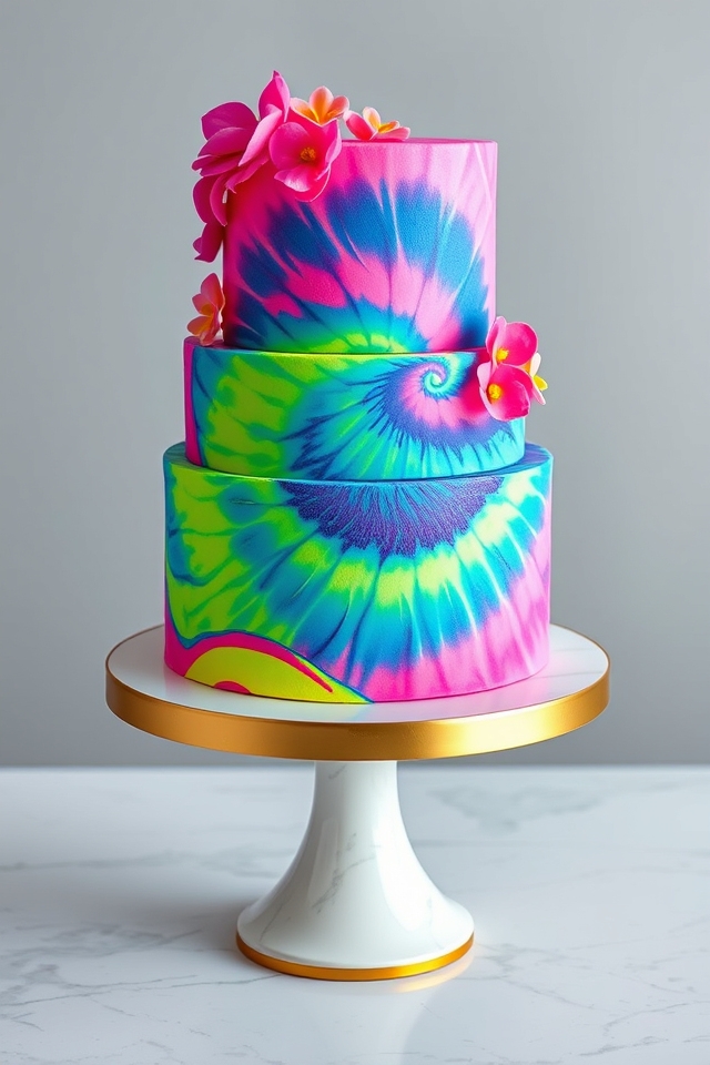 vibrant tie dye swirl sensation