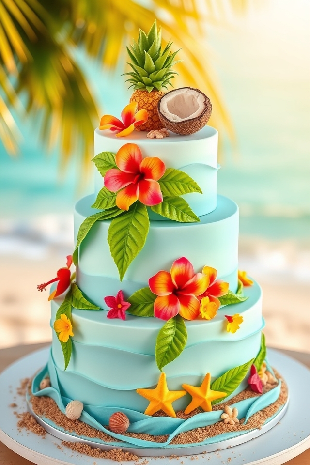 vibrant tropical paradise escape