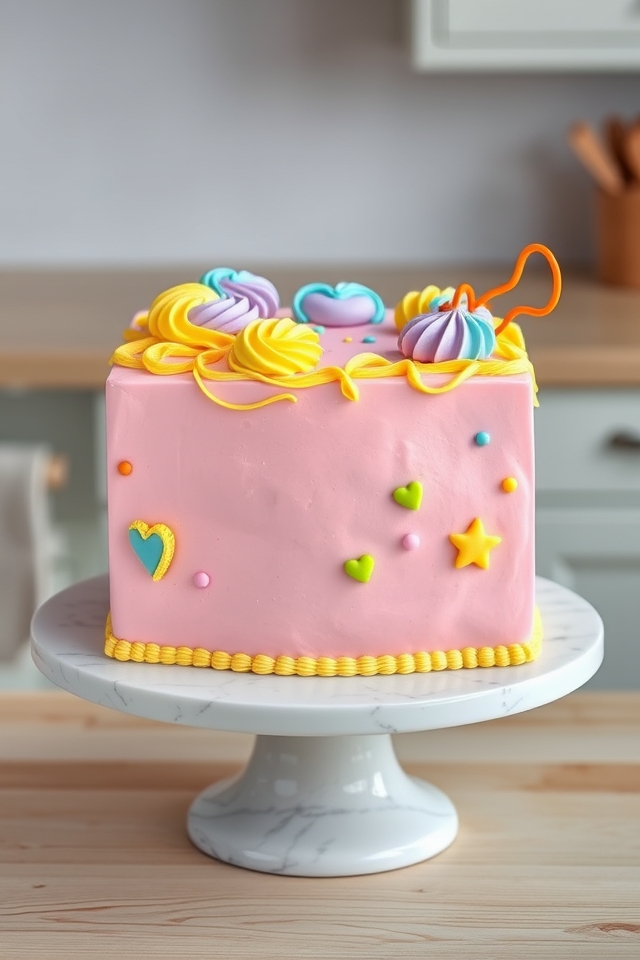 vibrant whimsical piping designs