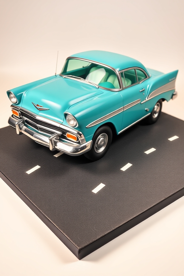 vintage car fondant tribute