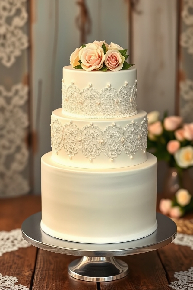 vintage edible lace details