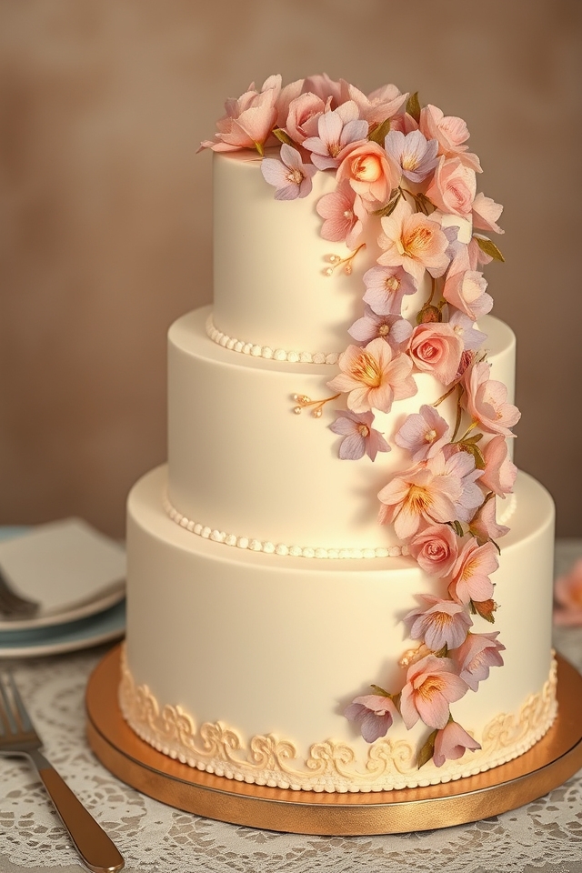 vintage floral elegance detailing