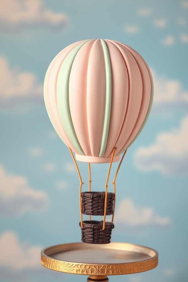 vintage hot air balloon