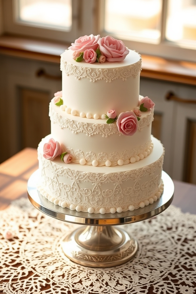 vintage lace pastel charm