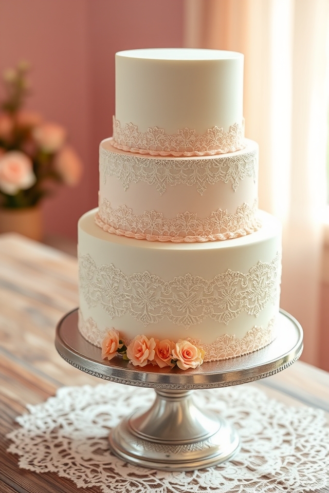 vintage lace pastel elegance
