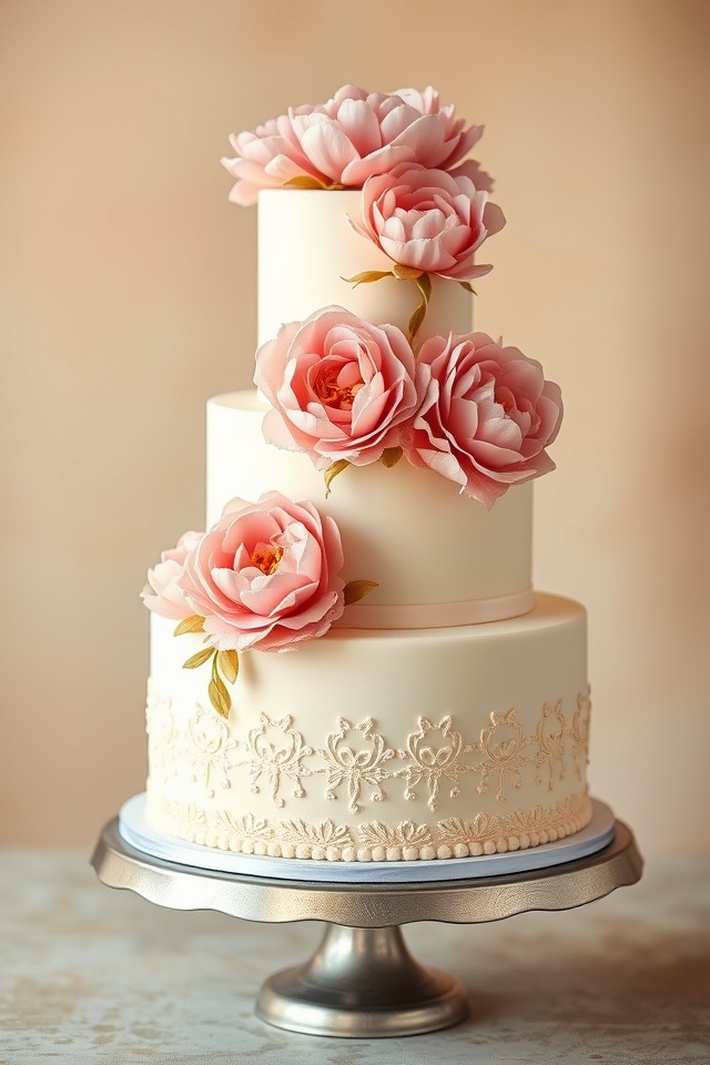 vintage peony nostalgic elegance