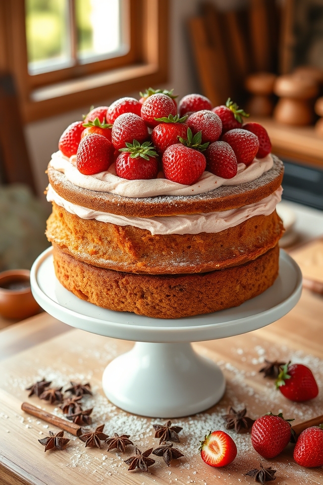 warm strawberry spice magic