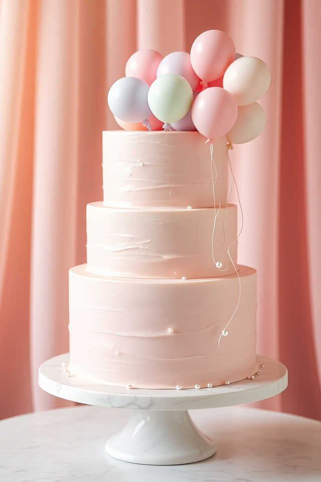 whimsical blush balloon delight