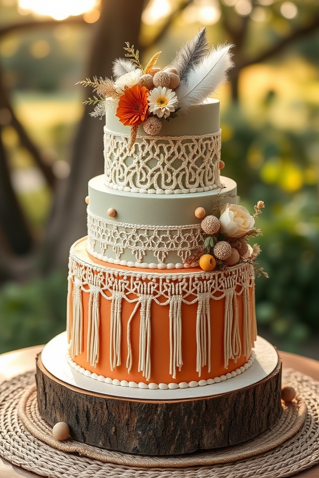 whimsical boho macrame elegance