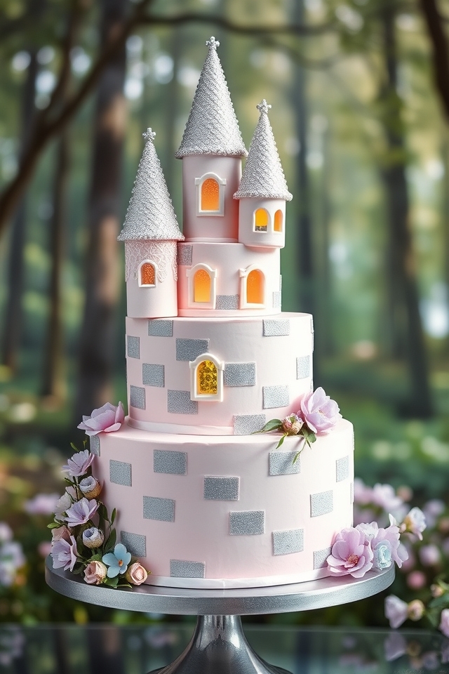 whimsical castle cake designs