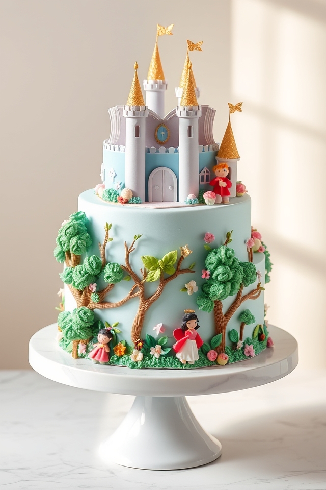 whimsical fairy tale cake
