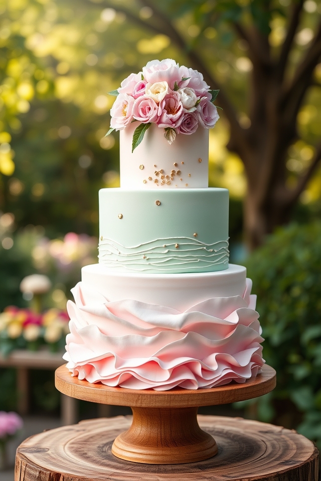 whimsical pastel fairy tale tiers