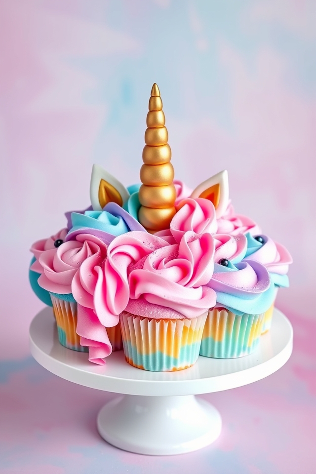 whimsical pastel unicorn masterpiece