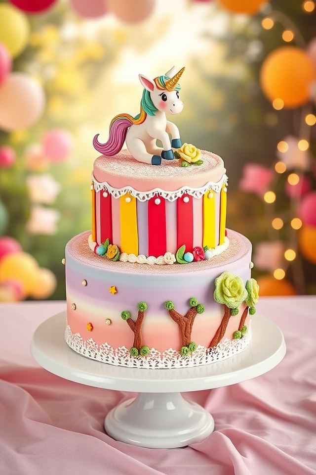 whimsical square cake magic