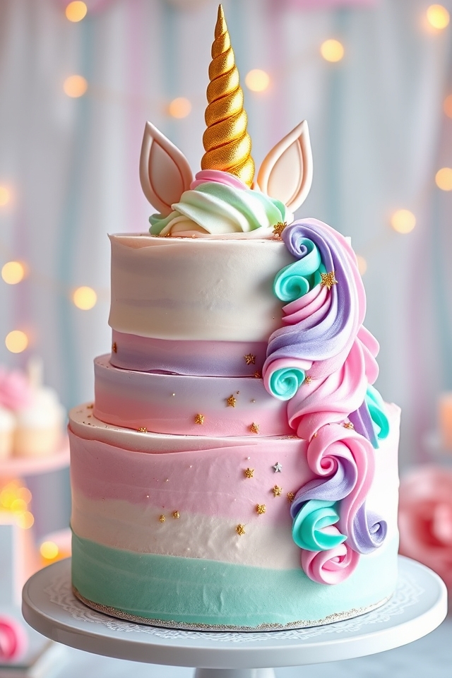 whimsical unicorn birthday magic