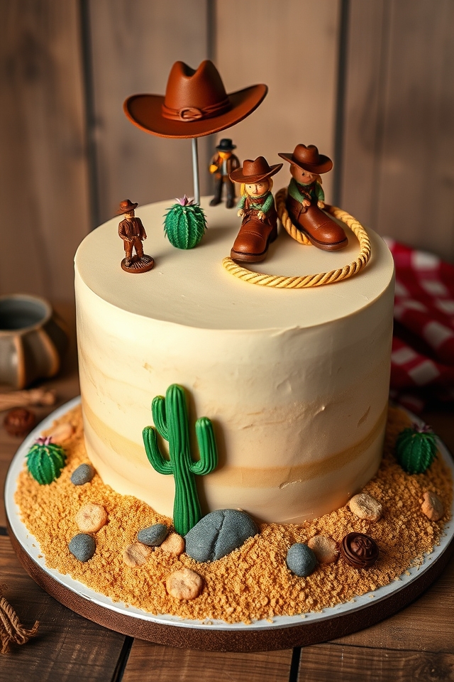 wild west desert cake