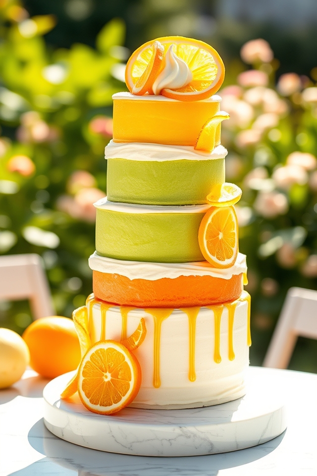 zesty citrus burst tower
