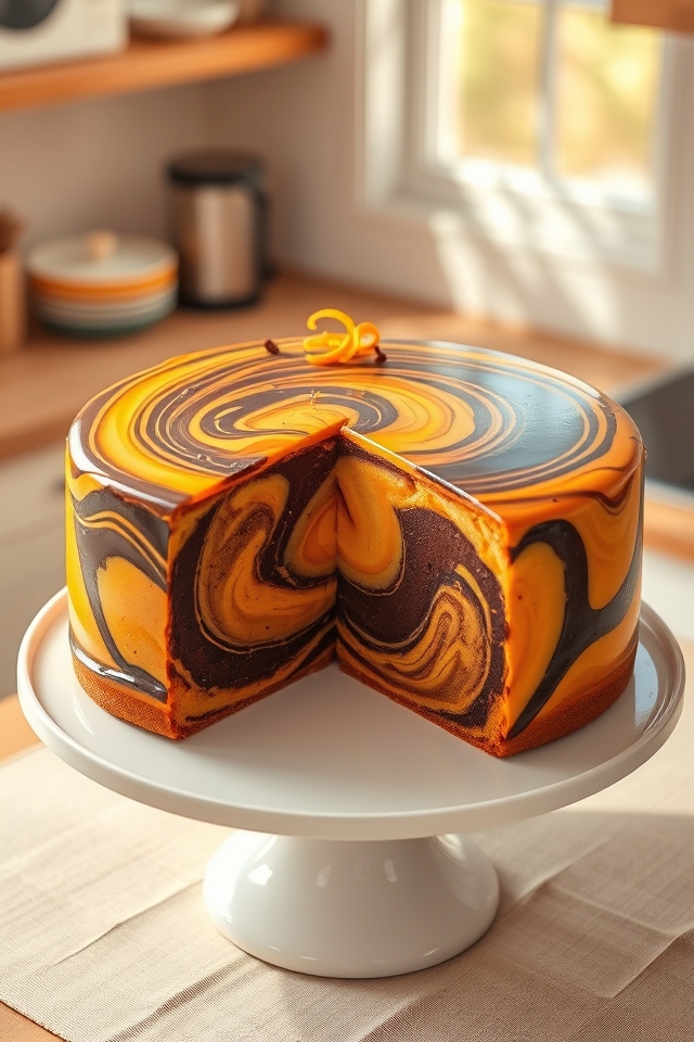 zesty orange chocolate swirl