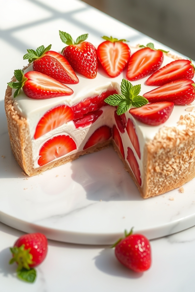 almond flour strawberry delight