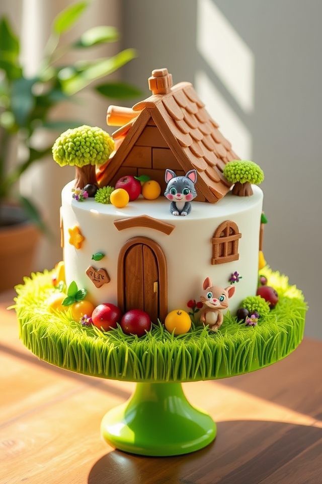 animal crossing cake decoration