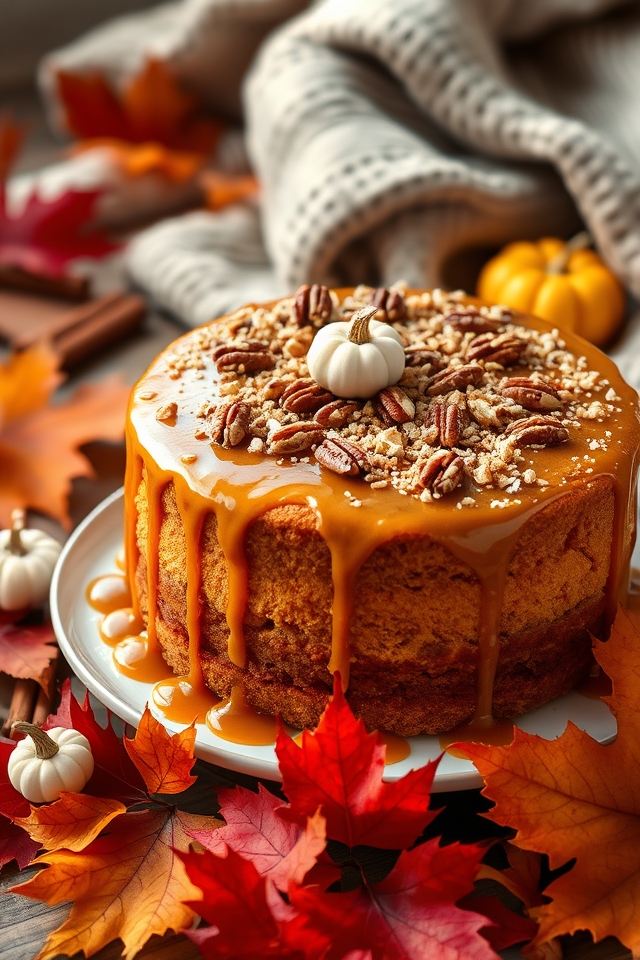 autumn almond pumpkin delight